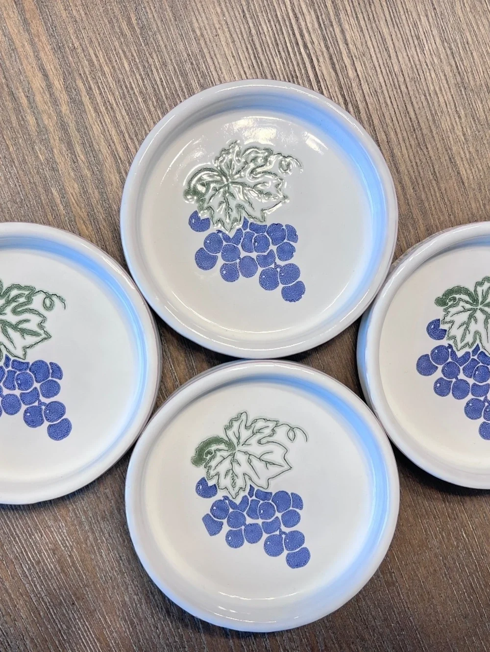 Made in Portugal-Set of 4 Terracotta/Clay coasters